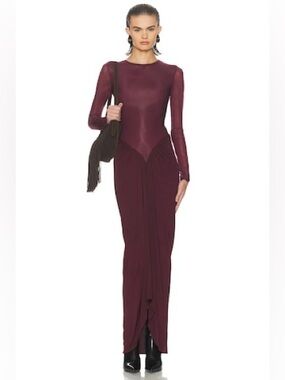 Helsa 
The Margot Dress in Merlot
